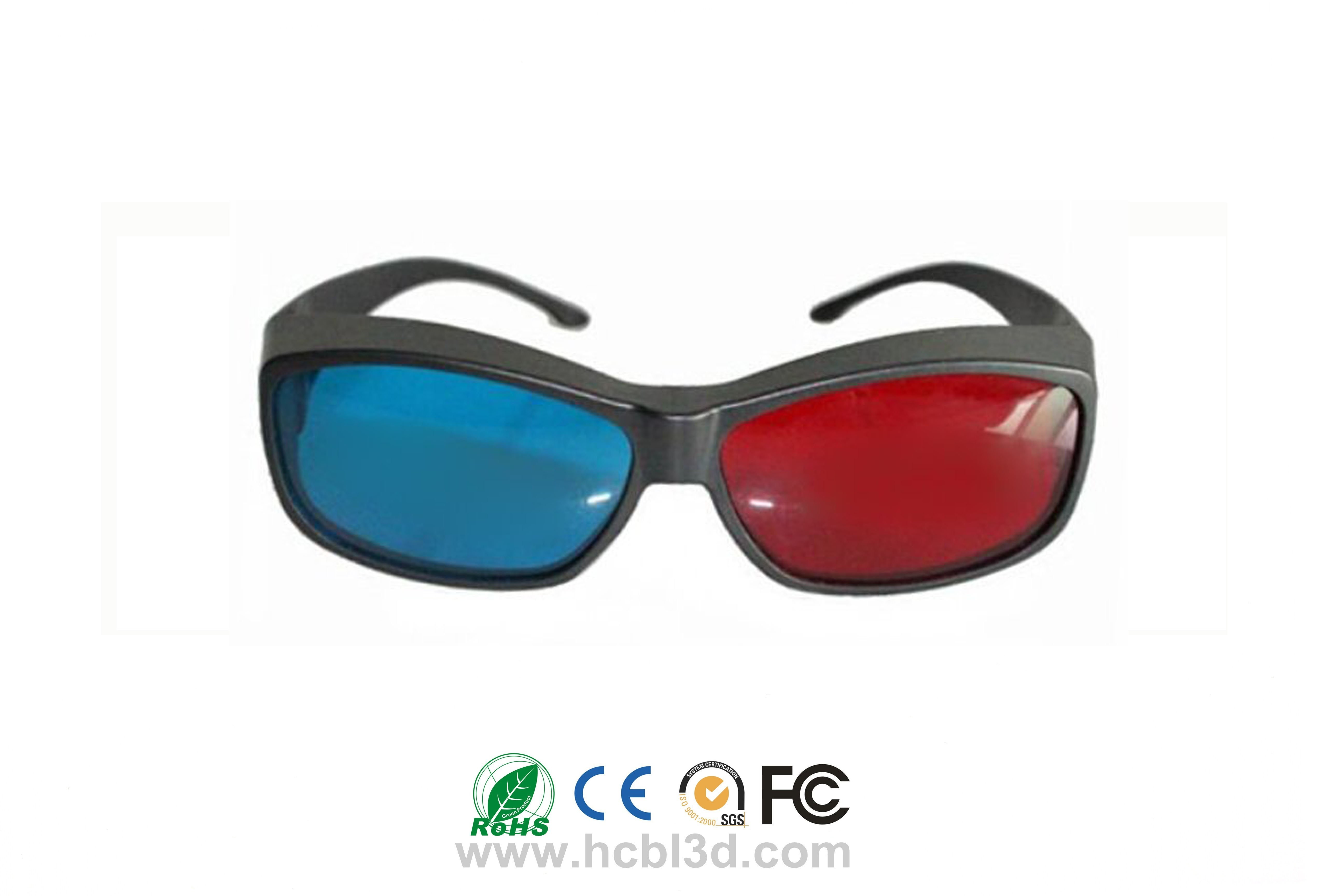 Reusable 3D Anaglyph Glasses